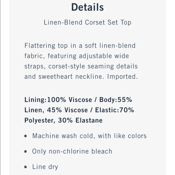 Abercrombie linen matching set - Picture 4 of 5